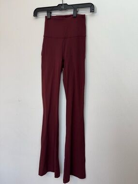 lululemon High-Rise Flare Leggings in Burgundy